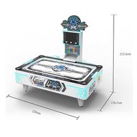 Mesin Arcade Air Hockey Listrik Terbaru untuk Dalam Ruangan, Dioperasikan dengan Koin, Permainan Olahraga Star Sport, Peralatan Hiburan yang Menyenangkan, Mesin Permainan