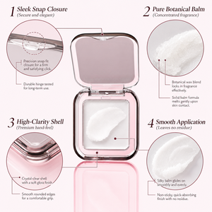 Custom Solid Perfume Balm Long Lasting Fragrance Portable Pocket Perfume Private Label OEM ODM for Women <b>Men</b> - Product Image 4