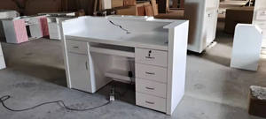 Tiroirs de table à ongles de haute qualité Station de maquillage Bureau de manucure à ongles pour ensemble de meubles de salon - Product Image 6