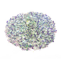 Poudre de paillettes PET de paillettes de diamant de haute lumière pour les lèvres brillantes Goss grosses paillettes décoration de noël fournitures d'artisanat