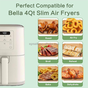 Venta Directa de Fábrica, Revestimientos de Papel Desechables para Alimentos, Antiadherentes, Aptos para Freidoras de Aire, con Logotipo Personalizado en Stock - Product Image 6
