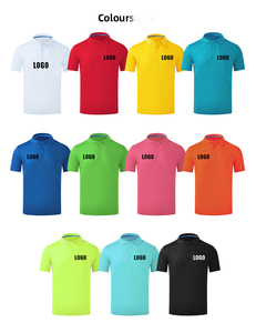 Xinrunjin เสื้อโปโลผ้าฝ้ายออกแบบได้ตามต้องการเป็นมิตรกับสิ่งแวดล้อมดีไซน์แบบมืออาชีพแขนสั้นทีมกิจกรรมกอล์ฟ - Product Image 2