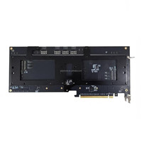 Kartu Adaptor GPU Ganda V100 300GB/s V100 sxm2 ke adaptor pcie untuk GPU V100 16gb&32gb mendukung NVLINK