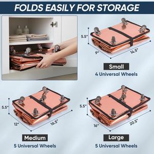 Outdoor Camping Picnic Shopping Insulated Polyester Foldable Rolling Trolley <b>Cooler</b> Bag with Inline Wheels and Telescopic Handle - Product Image 6
