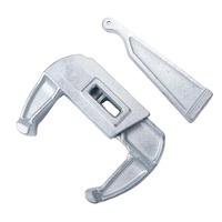 Pince de serrage à coin pour coffrage en aluminium et fonte de fer, style industriel moderne, réglable, haute résistance, réutilisable, installation rapide, pour béton