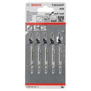 Bosch-2608636225ใบมีดจิ๊กซอว์ T 101 aof ทำความสะอาดสำหรับไม้เนื้อแข็ง '' - EAN ใบมีด3165140264341และใบมีดตัดแผ่นจิ๊กซอว์ - Product Image 2