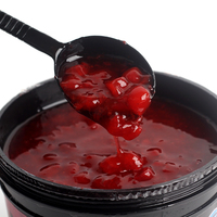 Production chinoise de confiture de fraises aux fruits de qualité supérieure 1kg/1.2kg/1.36kg/2.5kg/3kg/10kg/20kg Prix de la purée de fraises