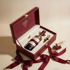 Caja de Regalo Magnética Plegable en Forma de Libro, Rígida, Azul, Biodegradable, Personalizada, para Vino, Whisky, Tequila, con Brillo, Única - Product Image 2