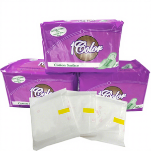 Serviettes hygiéniques féminines certifiées CE à prix de gros, flux extra abondant, avec ailettes, super absorbantes, en coton, fabriquées au Japon - Product Image 1