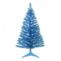 Sapin de Noël artificiel multicolore JQ de 1,2 m, décorations de Noël vibrantes en PET pour l'intérieur, pour la maison