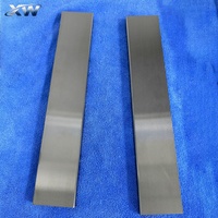 Lame de découpe perforée en céramique de zircone noire pour machines de transformation de tissus, pièces en céramique personnalisées pour machines