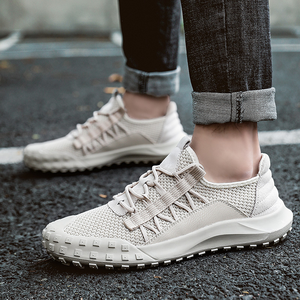 Botas antideslizantes de cuero <span class=keywords><strong>para</strong></span> hombre, zapatos de escalada al tobillo, <span class=keywords><strong>para</strong></span> <span class=keywords><strong>montaña</strong></span>, desierto, senderismo, talla grande, gran oferta - Product Image 4