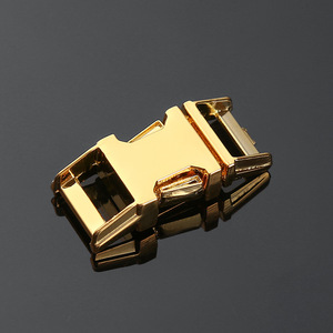 Hebilla Deslizante Jiuyuan de Aleación de Zinc Dorada Ajustable para Bolsos, Duradera - Product Image 1