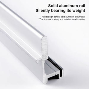 Kit d'accessoires pour <span class=keywords><strong>placard</strong></span> et cuisine, <span class=keywords><strong>guide</strong></span> <span class=keywords><strong>de</strong></span> rail métallique, quincaillerie pour armoire, rails coulissants pour <span class=keywords><strong>porte</strong></span> <span class=keywords><strong>de</strong></span> <span class=keywords><strong>placard</strong></span>, roulettes supérieures, accessoires <span class=keywords><strong>de</strong></span> montage - Product Image 4