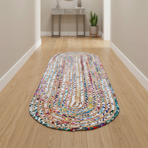 Handmade Jute Modern Abstract Pattern Kilim Rug Medium Pile <b>Washable</b> Reversible Eco-Friendly Home Decor Bedroom Hall Hotel Use - Product Image 3