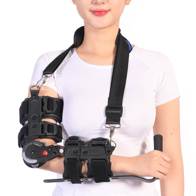 Adjustable Adult Upper Limb Elbow Brace Protective Gear for Humerus Fracture Rehabilitation Orthopedic Equipment
