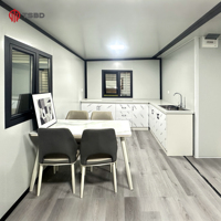 Maison Modulaire de Luxe en Conteneur 20FT 30FT 40FT, Maison Conteneur Extensible et Pliable pour Appartement ou Villa