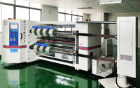 Machine automatique de laminage, de découpe et de rembobinage multi-films pour ligne de production combinée de rouleaux géants de films PET, PVC, PE, TPU et de papier