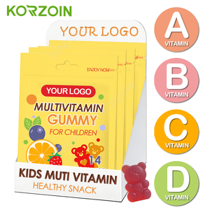 วิตามินรวมสำหรับเด็ก NSF OEM วิตามินกัมมี่สำหรับเด็ก ทารก และเด็กเล็ก เพื่อเสริมการรับประทานอาหารและน้ำหนัก สำหรับวิตามินและอาหารเสริมสำหรับเด็ก - Product Image 1