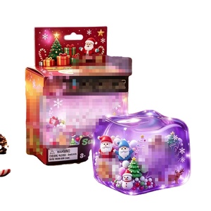 Jouet anti-stress en forme de glaçon à presser - Série de Noël réaliste à récupération lente - Vente chaude - Product Image 1