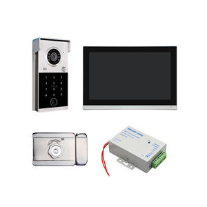 1080P Heimsicherheits-Videotürklingel-Kamera mit Zwei-Wege-Audio 10-Zoll-Touchscreen WLAN-Gegensprechanlage Wasserbeständig Bewegungserkennung - Product Image 1