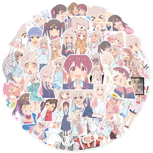 Nouveauté <span class=keywords><strong>2023</strong></span> : 50 autocollants amusants de <span class=keywords><strong>manga</strong></span> et d'anime avec des messages pour vous, style fille mignonne - Product Image 2
