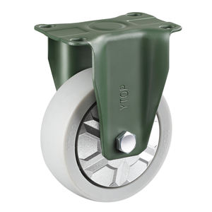 YTOP 3-Zoll-Nylonräder <span class=keywords><strong>Nylon</strong></span>-Rund rollen <span class=keywords><strong>Nylon</strong></span> Feste Mini-Rollen Maximale Belastung 130kg für Pritschen wagen - Product Image 2