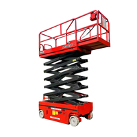 Plateforme élévatrice mobile à ciseaux autopropulsée électrique hydraulique 2026, véhicule de travail aérien entièrement auto-hauteur, 22m max.