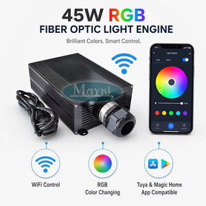 45W RGB 60W RGBW 75W RGB Glasfaser-LED-Lichtquelle WiFi Tuya Magic Home APP-Steuerung Glasfaser-Sternenhimmel-Lichtquelle - Product Image 1
