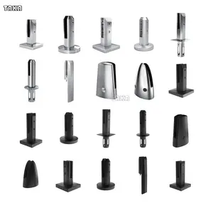 TAKA OEM Barandillas de vidrio低MOQ簡単に設置できるスイミングプールのガラス栓手すり