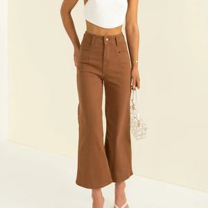 กางเกงยีนส์ทรงหลวมเอวสูงแบบคลาสสิก รุ่นใหม่ล่าสุด พร้อมปักโลโก้ตามสั่ง ทรงสวยเหมาะกับทุกคน สำหรับผู้หญิง - Product Image 1