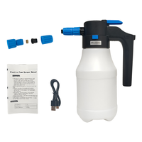 Pulvérisateur électrique 1,5 L avec pistolet, modèle le plus vendu, nettoyeurs à pression émulsifiants haute mousse de qualité supérieure, pulvérisateurs pneumatiques