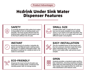 Rubinetto da Cucina in Acciaio Inox con Sistema di Filtrazione dell'Acqua a 5 Vie, Purificatore d'Acqua Calda e Fredda - Product Image 5