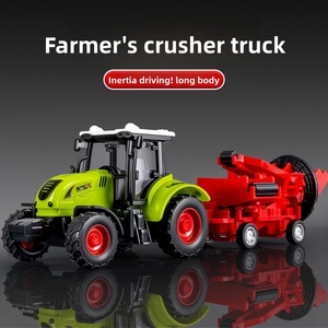 Wholesale Inertia Plastic Tractor Toy Vehicles <b>Farm</b> Engineering Car Transport Truck Model Kids Gift <b>Set</b> for Boys 3-6 Years - Product Image 4