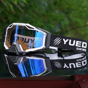 แว่นตาโมโตครอส YUEDIO พร้อมเลนส์ UV400 และสายรัดปรับได้ กรอบ TPU ป้องกันดวงตาสำหรับรถวิบาก - Product Image 4
