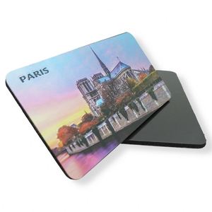 Autocollant magnétique personnalisé de haute qualité, aimant de réfrigérateur souvenir en feuille métallique - Product Image 4