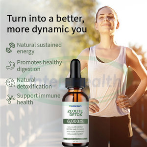 Ausreson OEM <span class=keywords><strong>Zeolite</strong></span> Liquida Naturale per Disintossicazione e Pulizia, Integratore Vitaminico Liquido, Gocce di <span class=keywords><strong>Zeolite</strong></span> <span class=keywords><strong>Clinoptilolite</strong></span> per la Salute Intestinale - Product Image 2