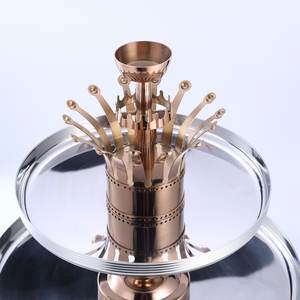 Buffet Meeres früchte platte Große Kaffee platte Fünf schicht iger Turm Edelstahl Kleine Platte Hummer Salat platte - Product Image 5