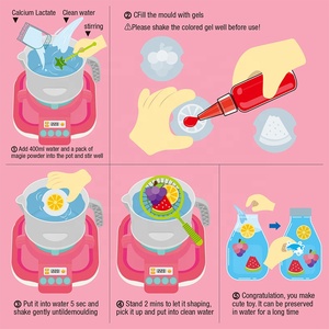 Samtoycn Kit Criativo de 22 Peças para Crianças, Brinquedo Mágico de Água Elf, Artesanato STEM, Kit de Gel Aquático com Luz e Som - Product Image 5