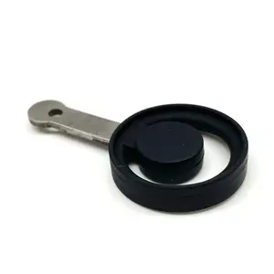 Food-grade rubber sealing gasket with iron insert for beverage making machine in EPDM/SILICONE material