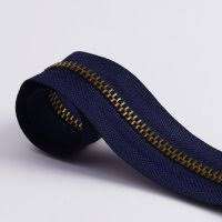 Cremallera de extremo abierto con cierre automático de metal/Nailon/plástico duradero de marca OZL al por mayor, longitud de 100mm, colores a juego para bolsos - Product Image 6