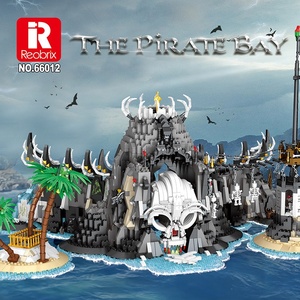 66010-66037 Barcos de Plástico ABS Modelo Barco Pirata Adornos Educativos Transfronterizos para Niños Ensamblaje de Partículas Pequeñas - Product Image 6