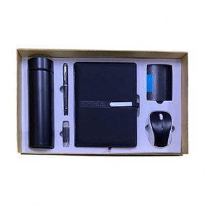 Custom 6 in 1 Box Vacuum Water Bottle Notebook Promotional Business Gift Set for Corporate - Product Image 2