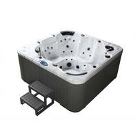 Bain à remous de luxe Gurgle pour 7 personnes avec système Balboa, baignoire de massage autoportante en acrylique pour SPA extérieur