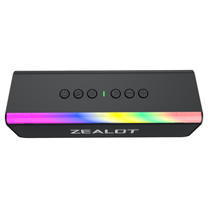 Promotional Gift Stereo Custom OEM 20W Long Square Wireless BT <strong>Speaker</strong> Zealot S72 <strong>Speaker</strong> <strong>Bass</strong> <strong>Boost</strong> Stereo Blue Tooth <strong>Speaker</strong>