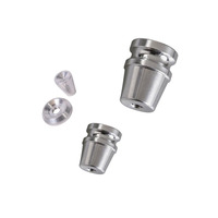 Pièces usinées CNC et par électroérosion à fil en acier inoxydable et aluminium sur mesure pour bouton de commande multifonction