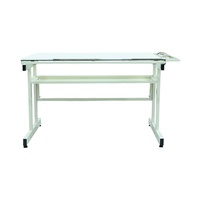 Table à dessin en verre réglable en hauteur, mobilier scolaire en métal