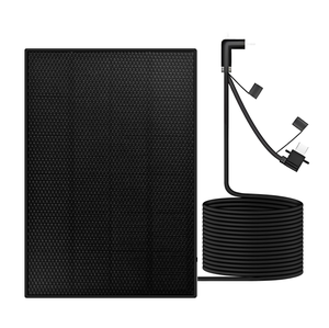 Panneau solaire 3W pour caméra <span class=keywords><strong>Blink</strong></span> Outdoor 4ème et 3ème génération XT3 XT2 XT, 2600mAh ETFE monocristallin avec support, câble <span class=keywords><strong>de</strong></span> 13,1 pieds, prise en caoutchouc - Product Image 1
