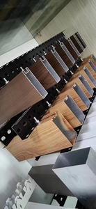 Suspended U-Shaped Aluminum <b>Ceiling</b> Baffle System for Commercial Building - Product Image 2