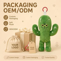 Porte-clés en peluche personnalisé en forme de cactus, mignon ours en peluche de dessin animé, pendentif de sac pour cadeau de vacances, décoration intérieure, OEM ODM, faible MOQ